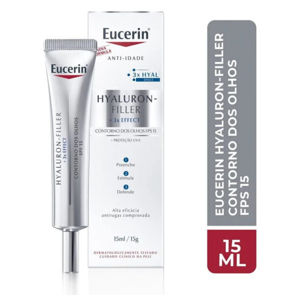 Eucerin Hy-Fi 3x Effect Creme Olhos Antirrugas FPS 15 15ml